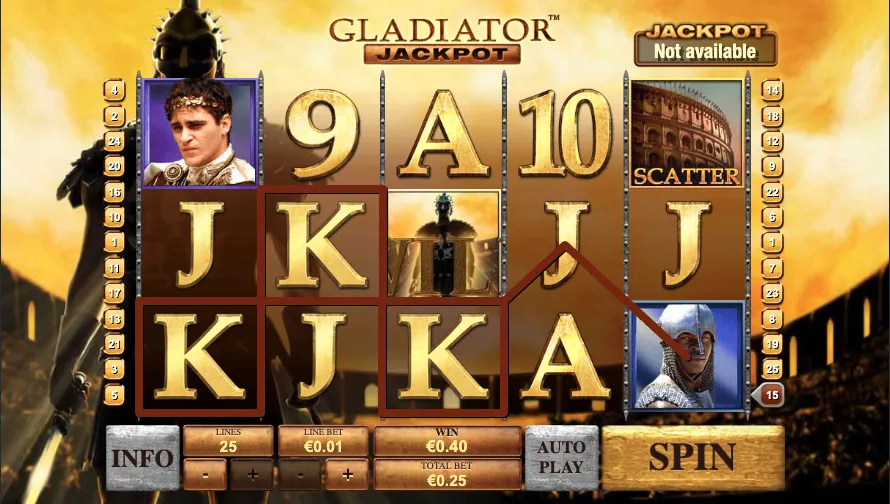 gladiator jackpot слот